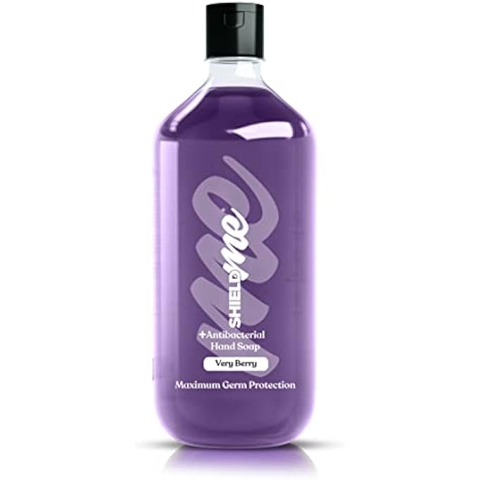 SHIELDME ANTIBACTERIAL HANDWASH LIQUID SOAP REFILL, VERY BERRY  1LITER - Image 1